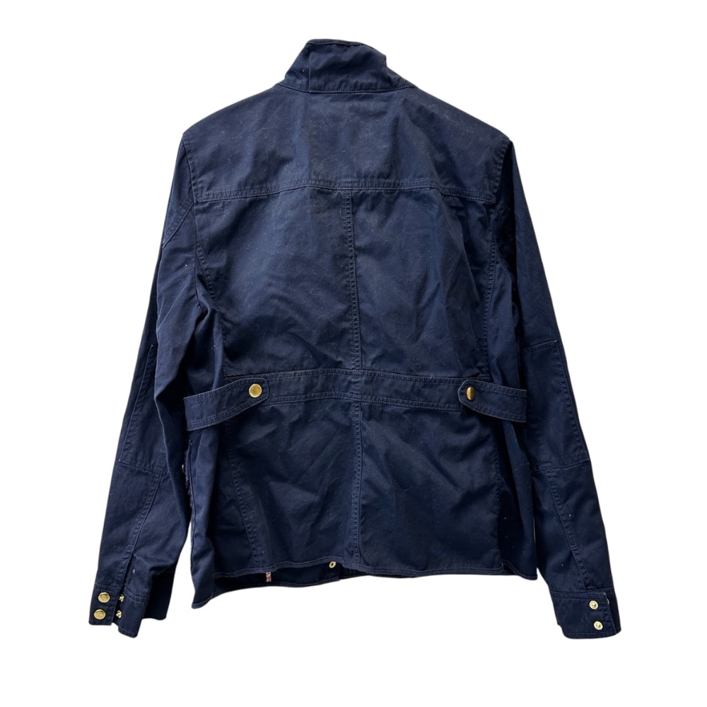 J. Crew Relaxed Boyfriend Field Women's Jacket Navy Blue Size XL - Picture 2 of 9